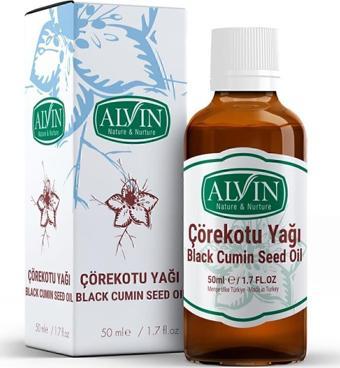 Alvin Çörekotu Yağı Soğuk Sıkım Doğal Yüksek Timokinon 50 Ml