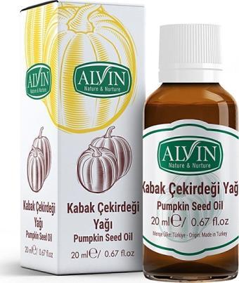 Alvin Kabak Çekirdeği Yağı Soğuk Sıkım %100 Saf Ve Doğal 20 Ml