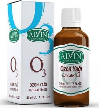 Alvin Ozon Yağı Ozonlanmış Zeytinyağı Soğuk Sıkım %100 Saf Ve Doğal 50 Ml