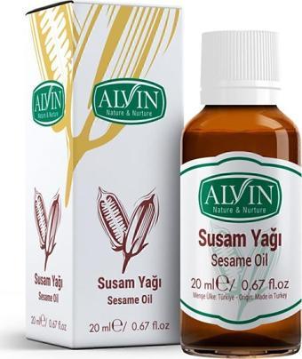 Alvin Susam Yağı Soğuk Sıkım %100 Saf Ve Doğal 20 Ml