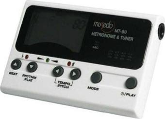 Musedo MT-80 Chromatic Beyaz Metro-Tuner