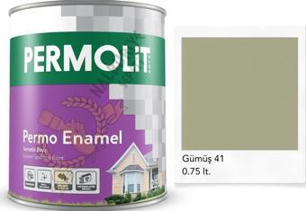 Permolit Enamel Sentetik Yağlı Boya GÜMÜŞ 0.75 Lt.