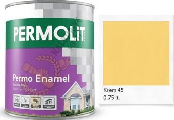 Permolit Enamel Sentetik Yağlı Boya KREM 0.75 Lt.