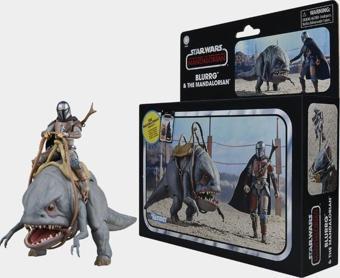 Star Wars Vintage Collection Blurrg & The Mandalorian (The Mandalorian) İkili Figür Seti