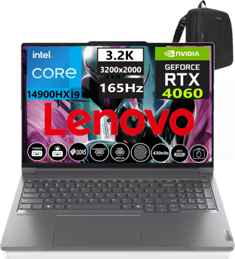 Lenovo Thinkbook16P G5 Irx İ9-14900HX 96GB Ddr5 4tb SSD RTX4060 8gb 16 Inç 165Hz Freedos 221N50024TR16+WEBLEGELSINÇANTA