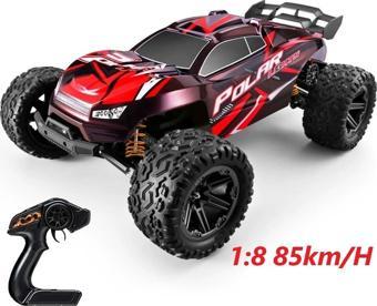 ELEKTRİKLİ RC 1:8 ÖLÇEK SERVO MOTOR SÜSPANSİYONLU ARAZİ ARACI SPOR ARAÇ 85 KM HIZ RC ARAÇ