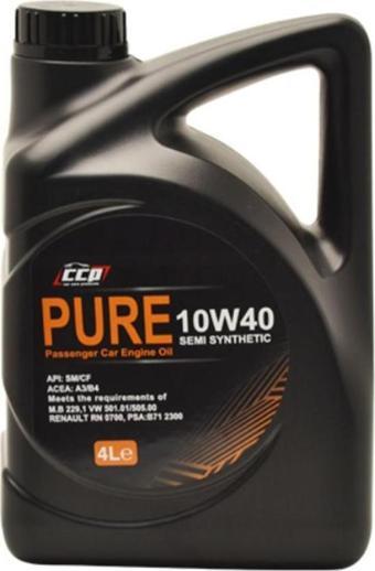 Ccp Pure 10W40 Semı Synhetıc 4 Lt