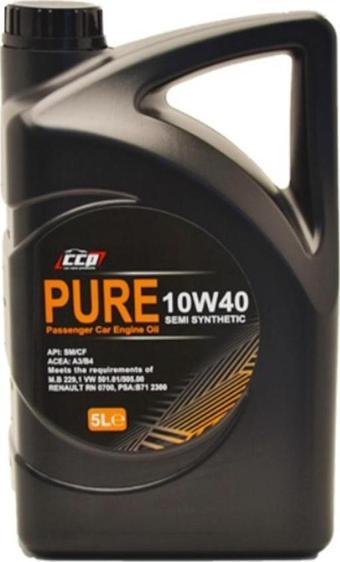 Ccp Pure 10W40 Semı Synhetıc 5 Lt