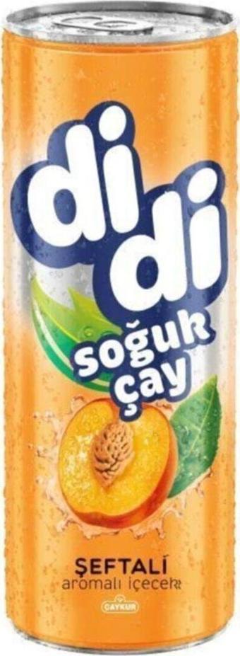 Çaykur Didi Şeftali Aromalı Soğuk Çay 250Ml X12