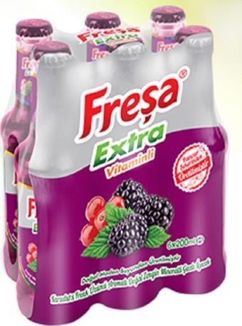 Freşa Extra Karadut Aromalı Maden Suyu 6'Lı 200 Ml