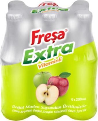 Freşa Extra Vitaminli Elma Aromalı Maden Suyu 6'Lı 200 Ml