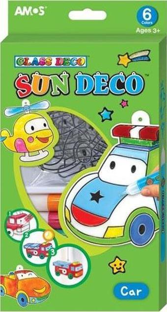 Amos Cam Boyama Seti Sun Deco Arabalar SD10P6-C