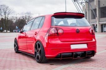 stuning Volkswagen Golf 5 R32 Arka Tampon Splitteri Parlak Siyah Uyumlu