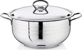 Bestinox 18x10 cm Tel Kulplu Çelik Kapaklı Çelik Derin Tencere-2 Litre