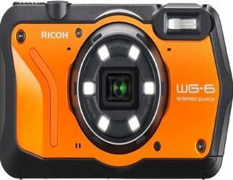 Ricoh WG-6 Dijital Fotoğraf Makinesi (Turuncu)