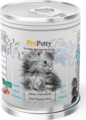 Propetty Kuzu Etli Yavru Kedi Konserve Maması 415 Gr x 24 Adet