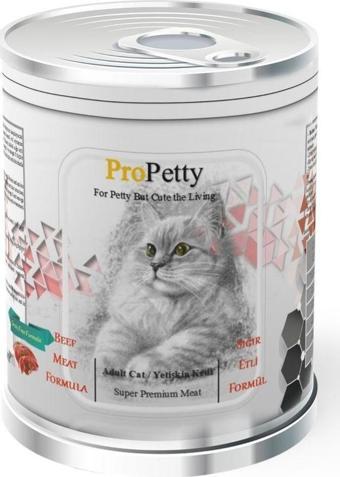 Propetty Sığır Etli Yetişkin Kedi Konserve Maması 415 Gr x 24 Adet