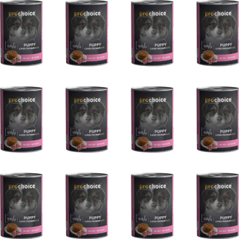 Prochoice Kuzu Etli Ezme Konserve Yavru Köpek Maması 400 Gr (12 Adet)