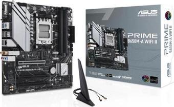 Asus Prıme B650m-a Wıfı Iı Ddr5 6400mhz 1xvga 1xhdmı 1xdp 2xm.2 Usb 3.2 Matx Am5 ( Amd Am5 