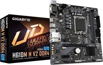 Gıgabyte H610m-h-v2 Ddr4 3200mhz 1xvga 1xhdmı 1xm.2 Usb 3.2 Matx 1700p (12. / 13. Ve 14. Ne