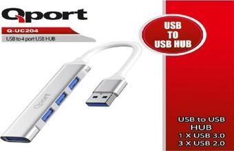 Qport Q-uc204 Usb To 4 Port Usb Çoklayıcı