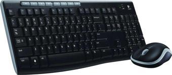 Logıtech Mk270 Q Tr Kablosuz Klavye Mouse Set Siyah 920-004525
