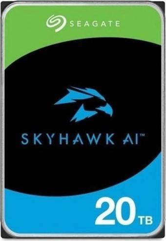 20 Tb Seagate 3.5 Skyhawk Aı Sata 7200rpm 256mb 7/24 Guvenlık St20000ve002 (5 Yıl Resmı Dıs