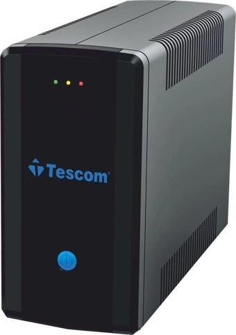 Tescom Leo+ 650va 1f/1f (1x7ah) 5/10dk Lıne Interaktıf Ups