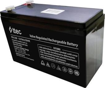 Ttec 12v 9ah Bakımsız Kuru Aku