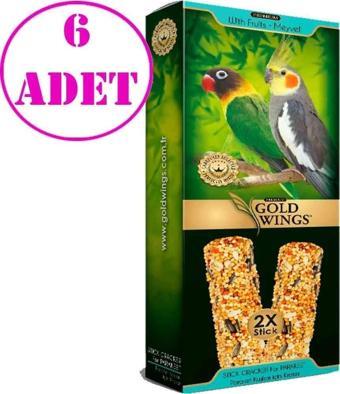 Gold Wings Premium Paraket Krakeri Meyveli 2'li Paket 6 AD