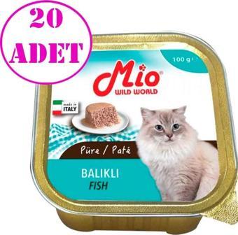 Mio Kedi Konservesi Balık Etli Püre 100 Gr 20 AD