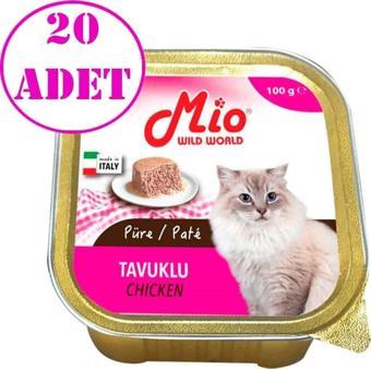 Mio Kedi Konservesi Tavuklu Püre 100 gr 20 AD