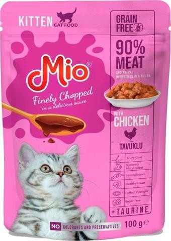 Mio Yavru Kedi Yaş Mama Tavuk Etli 100 Gr