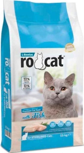 RO Cat Balıklı Kısır Kedi Maması 15 Kg