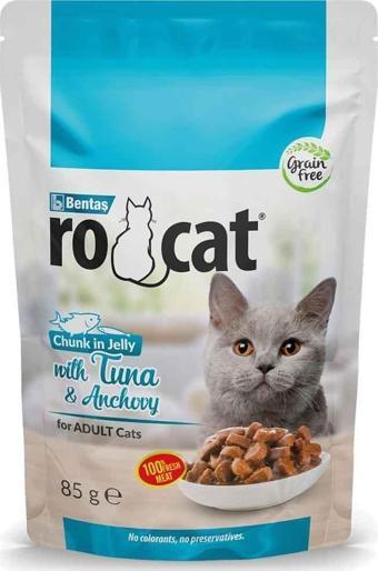 Ro Cat Ton Balıklı Hamsili Kedi Yaş Maması 85 Gr