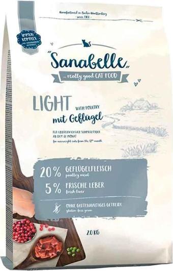 Sanabelle Light Kümes Hayvanlı Kedi Maması 10 Kg
