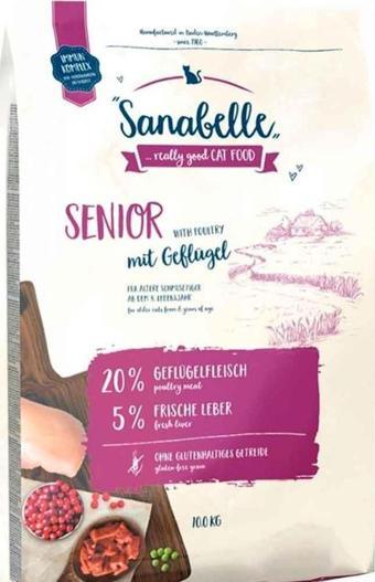 Sanabelle Senior Yaşlı Kedi Maması Kümes Hayvanlı 10 Kg