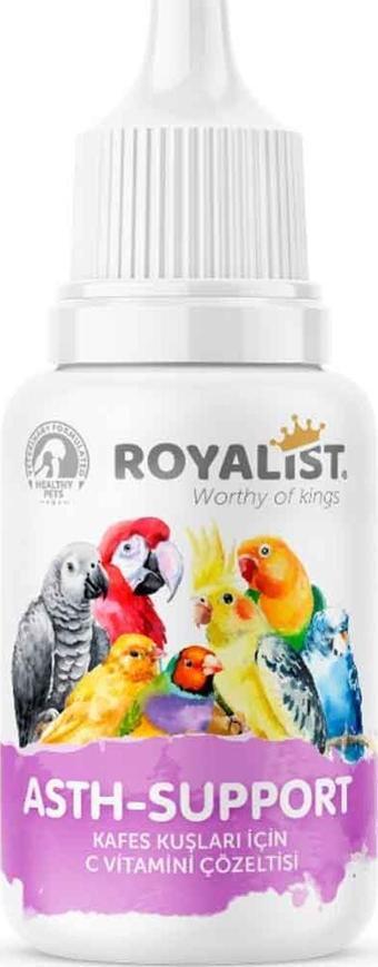 Royalist Kuşlar İçin C Vitamini ve Astım Desteği 30 Ml