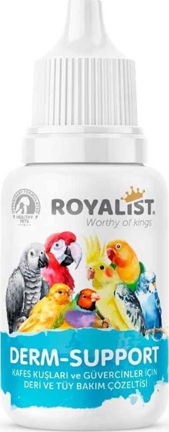 Royalist Kuşlar İçin Deri ve Tüy Bakımı Desteği 30 Ml