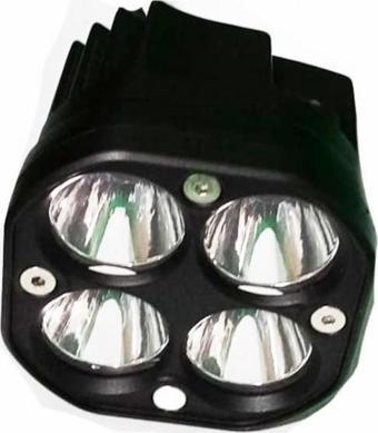 Motospartan Motosiklet Sis Farı 4 Ledli (1 Adet) Tek Modlu 9-35v 40w 161785