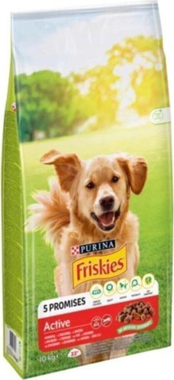 Friskies Active Etli Yetişkin Köpek Maması 10Kg