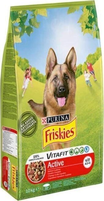 Friskies Active Vitafit Biftekli Yetişkin Köpek Maması 10 Kg
