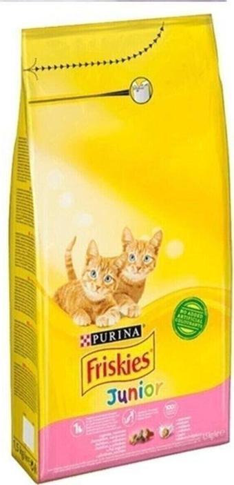 Friskies Junior Tavuklu Ve Sütlü Yavru Kedi Maması 1,5 Kg X 4 Adet