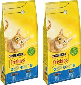 Friskies Kedi Maması Somonlu Ve Sebzeli 1.7Kg X 2 Adet