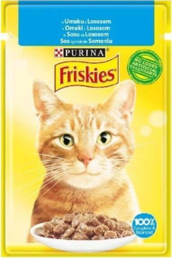 Friskies Somonlu Yetişkin Yaş Kedi Maması 85 Gr X 26 Adet