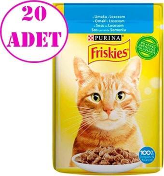 Friskies Yeni Friskies Kedi Konservesi Somonlu 85 Gr 20 Ad