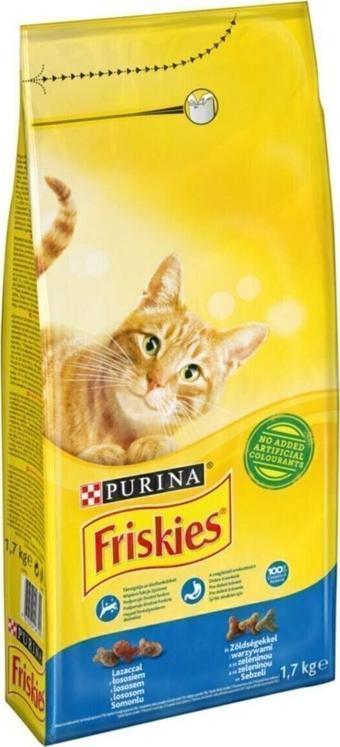 Friskies Yetişkin Kediler Için Somonlu Ve Sebzeli Tam Kuru Kedi Maması 1700G