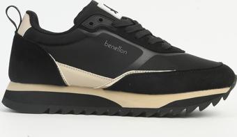 Benetton® Siyah Kadın Spor Ayakkabı İTHAL BNI-11133