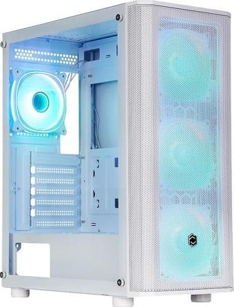 Frisby CM-106 650W 80+ 4xARGB FAN Mid Tower Beyaz Mesh Gaming (Oyuncu) Kasa