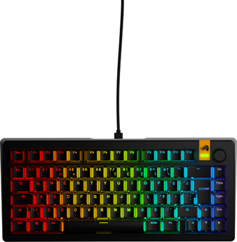 Glorious GMMK3 HE Prebuilt TR Q Hotswap Modüler Gasket Manyetik Switch RGB Siyah Klavye 